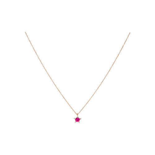 Accedi al prodotto correlato Bartorelli Italian Jewels GIROCOLLO IN ORO ROSA CON STELLA DI RUBINO E DIAMANTI - C078/2-RB