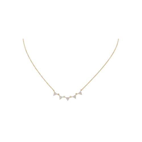 Accedi al prodotto correlato Bartorelli Italian Jewels COLLANA GIROCOLLO TRIANGOLI IN ORO ROSA CON DIAMANTI - C054/32