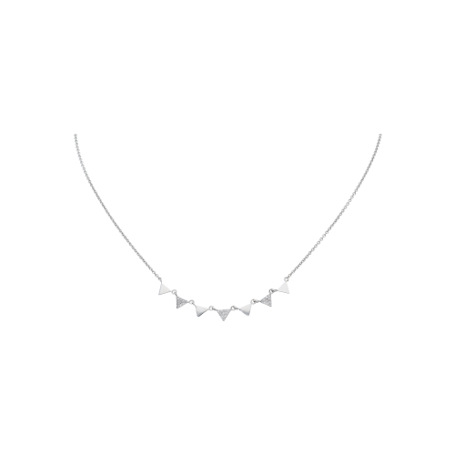 Accedi alla scheda di Bartorelli Italian Jewels COLLANA TRIANGOLI IN ORO BIANCO CON DIAMANTI - C054/33/1