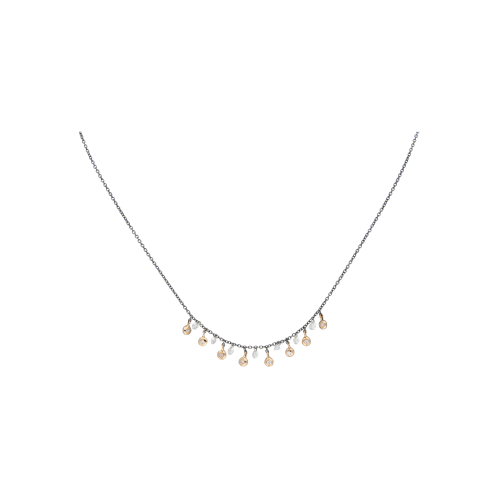 Accedi al prodotto correlato Bartorelli Italian Jewels GIROCOLLO IN ORO BRUNITO E ROSA CON DIAMANTI - C058/32-C4