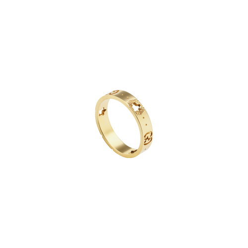 Accedi alla scheda di Gucci ANELLO ICON IN ORO GIALLO CON STELLE - YBC607339001 - YBC607339001