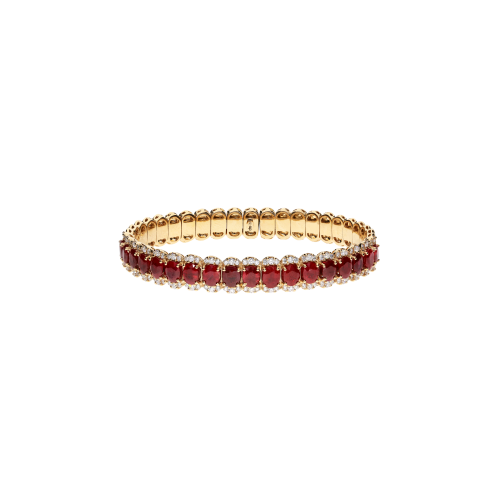 Accedi al prodotto correlato Bartorelli Italian Jewels BRACCIALE RIGIDO IN ORO ROSA CON DIAMANTI  E RUBINI - 1PU0032191/7