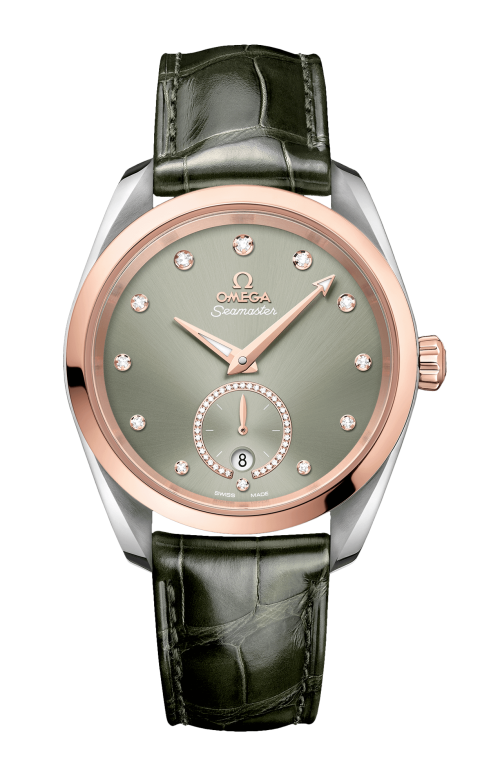 Accedi alla scheda di Omega SEAMASTER AQUA TERRA 150M 38 MM, ACCIAIO-ORO SEDNA&trade; SU PELLE - 220.23.38.20.60.001