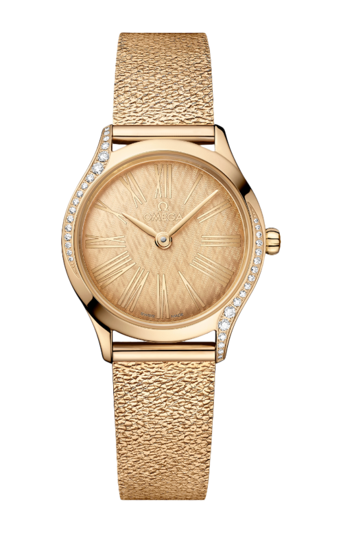 Accedi alla scheda di Omega DE VILLE MINI TR&Eacute;SOR 26 MM, ORO MOONSHINE&trade; SU ORO MOONSHINE&trade; - 428.55.26.60.99.001
