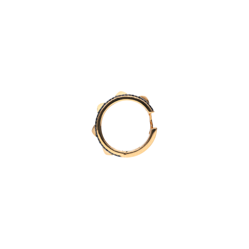 Accedi alla scheda di Bartorelli Italian Jewels ORECCHINI PIRAMIDI A CERCHIO LARGO IN ORO ROSA CON PAV&Eacute; DI ZAFFIRI BLU - VE29014SBP