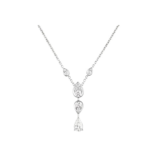 Accedi alla scheda di Chaumet CHAUMET - COLLANA JOS&Eacute;PHINE RONDE D'AIGRETTES IN ORO BIANCO E DIAMANTI - 083855 - 083855