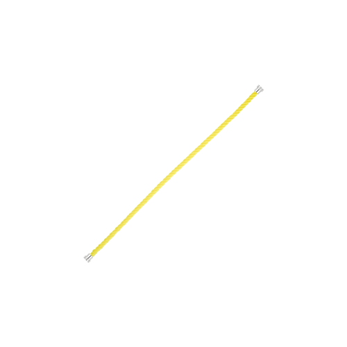 Accedi alla scheda di Fred CABLE GIALLO NEON PER BRACCIALE MODELLO MEDIO IN ORO BIANCO - 6B0347 - 6B0347