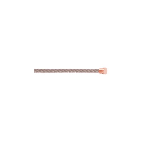 Accedi alla scheda di Fred CABLE TAUPE PER BRACCIALE MODELLO MEDIO IN ORO ROSA - 6B0370 - 6B0370