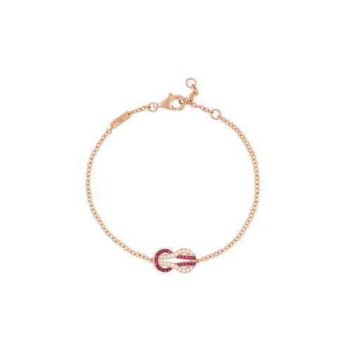 Accedi alla scheda di Fred BRACCIALE CHANCE INFINIE MODELLO MEDIO IN ORO ROSA CON DIAMANTI E RUBINI - 6B1052 - 6B1052