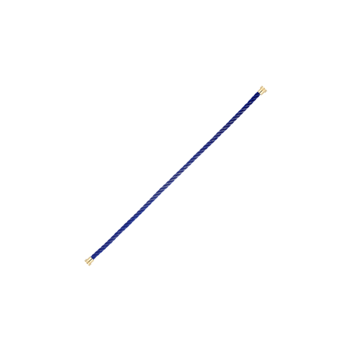 Accedi alla scheda di Fred CABLE JEAN BLUE PER BRACCIALE MODELLO MEDIO IN ORO GIALLO - 6B1066 - 6B1066