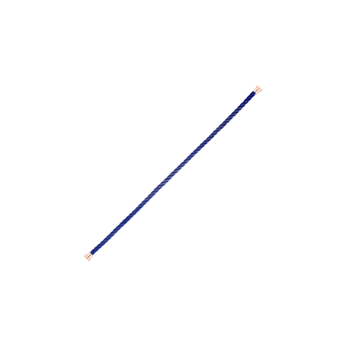 Accedi alla scheda di Fred CABLE JEAN BLUE PER BRACCIALE MODELLO MEDIO IN ORO ROSA - 6B1067 - 6B1067