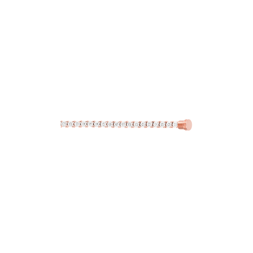 Accedi alla scheda di Fred CABLE IN ORO ROSA E DIAMANTI PER BRACCIALI MODELLO MEDIO - 6J0193 - 6J0193