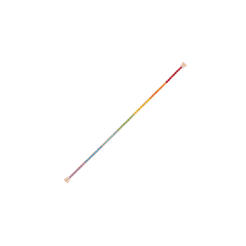 Accedi alla scheda di Fred CABLE IN ORO ROSA CON PIETRE COLORATE PER BRACCIALE IN ORO ROSA MISURA MEDIA - 6J0210 - 6J0210