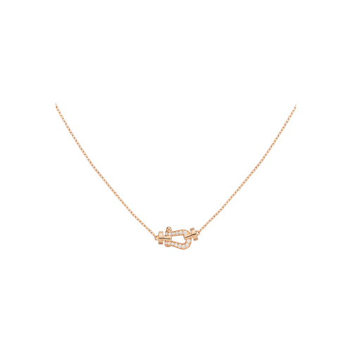 Accedi alla scheda di Fred COLLANA FORCE 10 MODELLO PICCOLO IN ORO ROSA CON DIAMANTI  - 7B0280 - 7B0280