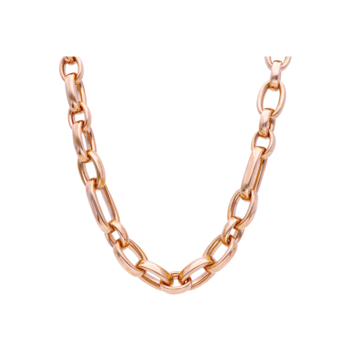 Accedi al prodotto correlato Bartorelli Italian Jewels COLLANA MAGLIA CATENA OVALE IN ORO ROSA - 244069