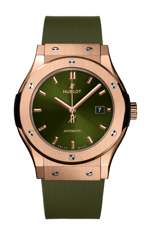 Accedi alla scheda di Hublot CLASSIC FUSION KING GOLD GREEN 42 MM - 542.OX.8980.RX
