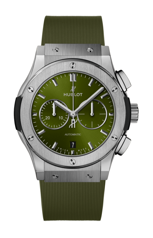 Accedi alla scheda di Hublot CLASSIC FUSION CHRONOGRAPH TITANIUM GREEN 42 MM - 541.NX.8970.RX