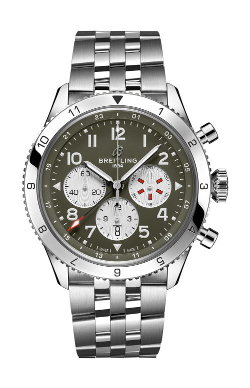 Accedi alla scheda di Breitling SUPER AVI B04 CHRONOGRAPH GMT 46 CURTISS WARHAWK - AB04452A1L1A1