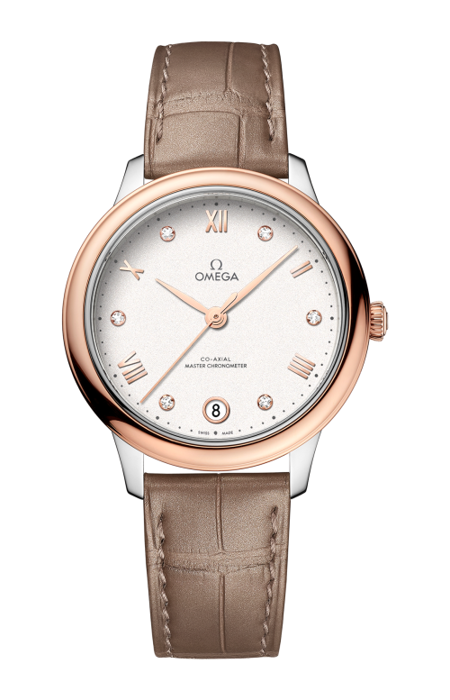 Accedi alla scheda di Omega DE VILLE PRESTIGE 34 MM, ACCIAIO-ORO SEDNA&trade; SU PELLE - 434.23.34.20.52.001