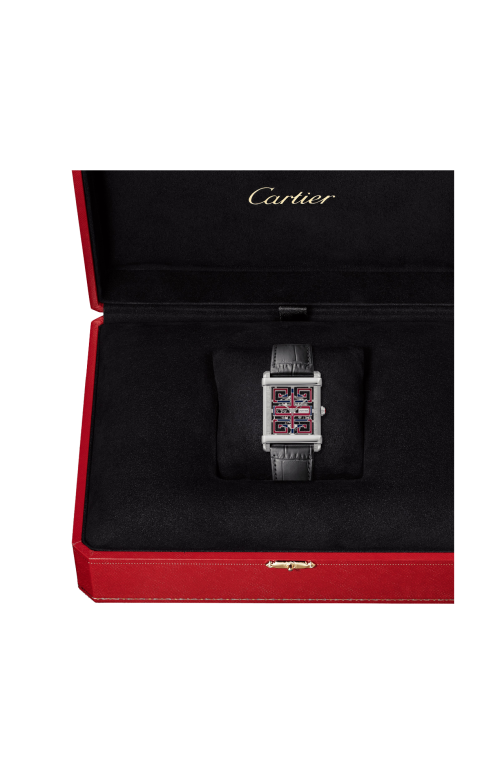 Accedi alla scheda di Cartier TANK CHINOISE SKELETON PLATINUM MODELLO GRANDE, MANUALE - EDIZIONE LIMITATA - WHTA0015