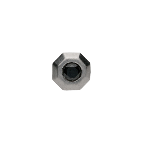 Accedi alla scheda di Bartorelli Italian Jewels ORECCHINO A LOBO MONO OCTAGON IN ORO BIANCO SATINATO E DIAMANTE NERO - BAOR0005