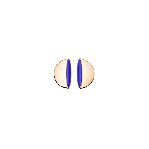 Accedi alla scheda di Vhernier ORECCHINI ECLISSE MIDI IN ORO ROSA, LAPIS E CRISTALLO DI ROCCA - 0N1138B0225