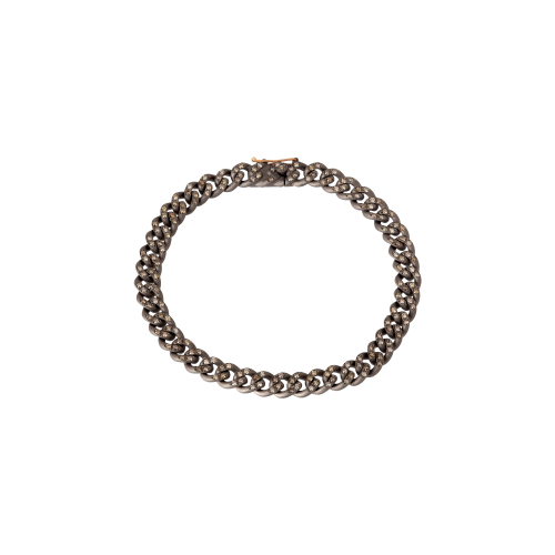 Accedi alla scheda di Mano | J . BRACCIALE UOMO GROUMETTE IN TITANIO E DIAMANTI BROWN - GROUBRTBROWSN - GROUBRTBROWSN