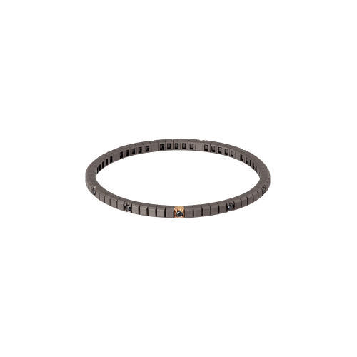 Accedi alla scheda di Mano | J . BRACCIALE TENNIS UOMO LOOP IN TITANIO SABBIATO, ORO ROSSO E DIAMANTI BLACK - TENBRT11BRGBR5PT - TENBRT11BRGBR5PT