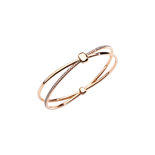 Accedi al prodotto correlato Pomellato BANGLE POMELLATO TOGETHER IN ORO ROSA CON DIAMANTI BROWN SU ORO ROSA RODIATO NERO - PBC3070O7BKRDBR00 - PBC3070O7BKRDBR00