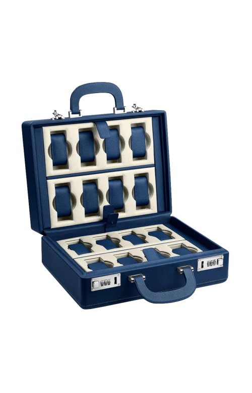 Accedi al prodotto correlato Scatola Del Tempo VALIGETTA LA SCATOLA DEL TEMPO 16 PELLE BLU/OFF-WHITE PANAMA MINUTERIA PALLADIO