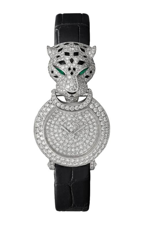 Accedi alla scheda di Cartier LA PANTH&Egrave;RE DE CARTIER, ORO BIANCO, DIAMANTI, SMERALDO, QUARZO - HPI01734