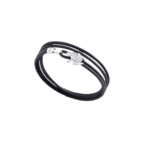 Accedi alla scheda di Dada Arrigoni BRACCIALE HAPPY FROG IN PELLE NERA, ORO BIANCO E DIAMANTI - DHF12BRBBDIXN - DHF12BRBBDIXN