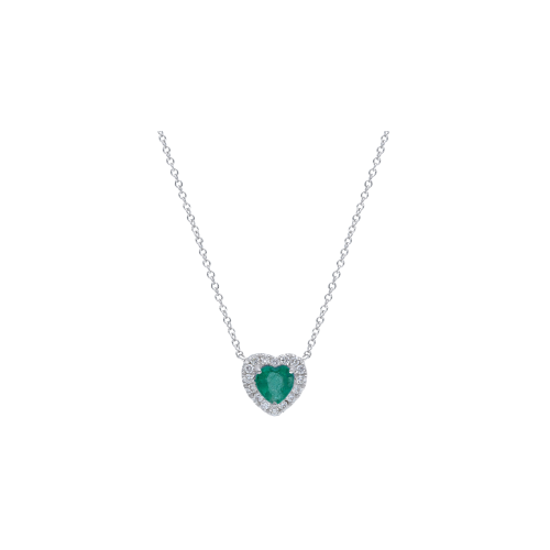 Accedi al prodotto correlato Bartorelli Italian Jewels COLLANA CUORE IN ORO BIANCO CON SMERALDO E DIAMANTI BIANCHI - 262704SB