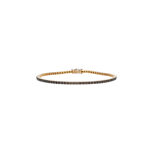 Accedi alla scheda di Bartorelli Italian Jewels BRACCIALE TENNIS IN ORO ROSA E DIAMANTI NERI - 329-L1051-D-U