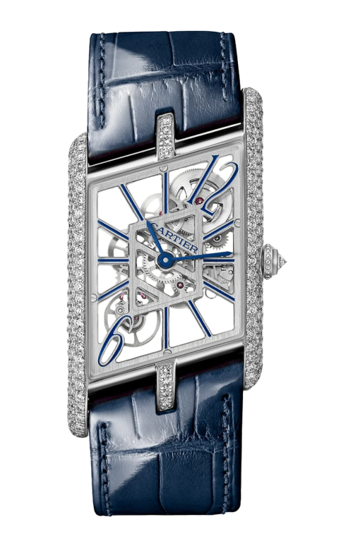 Accedi alla scheda di Cartier TANK ASYM&Eacute;TRIQUE, PLATINO, DIAMANTI, SCHELETRATO, MANUALE - LIMITED EDITION - HPI01370