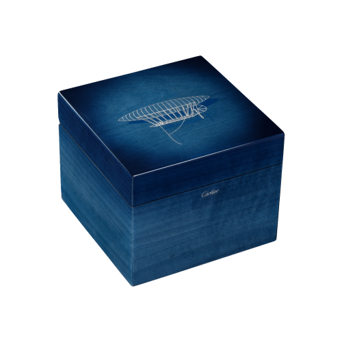 Accedi alla scheda di Cartier PREZIOSO COFANETTO SANTOS-DUMONT, MODELLO EXTRA-LARGE, PLATINO, MANUALE - LIMITED EDITION - WGSA0050