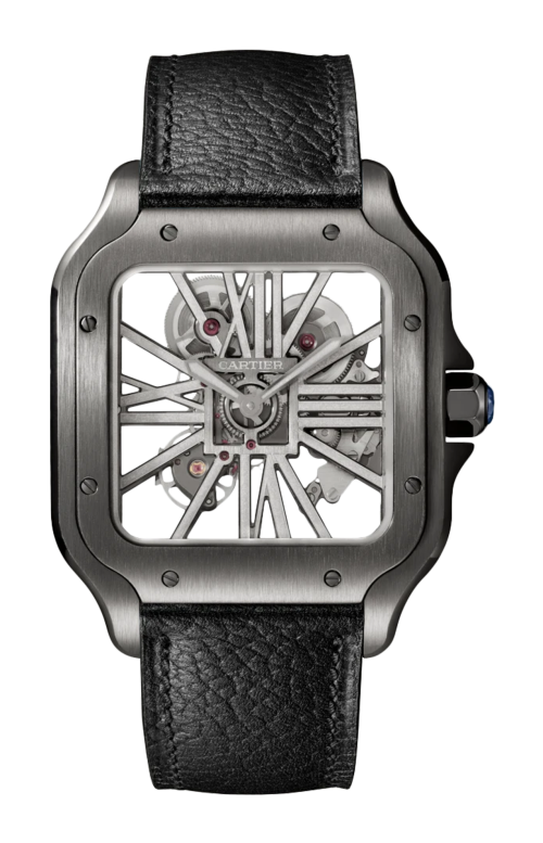 Accedi alla scheda di Cartier SANTOS DE CARTIER MODELLO GRANDE, SCHELETRATO, ACCIAIO, MANUALE - WHSA0023