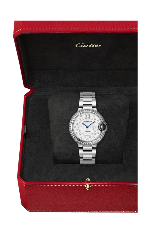 Accedi alla scheda di Cartier BALLON BLEU DE CARTIER 33 MM, AUTOMATICO, ACCIAIO, DIAMANTI - W4BB0035