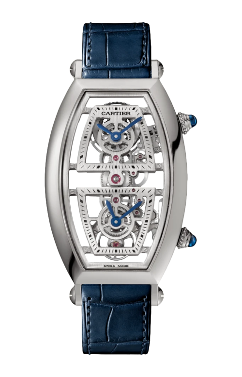 Accedi alla scheda di Cartier TONNEAU SCHELETRATO, MODELLO EXTRA-LARGE, PLATINO, MANUALE - WHTN0012