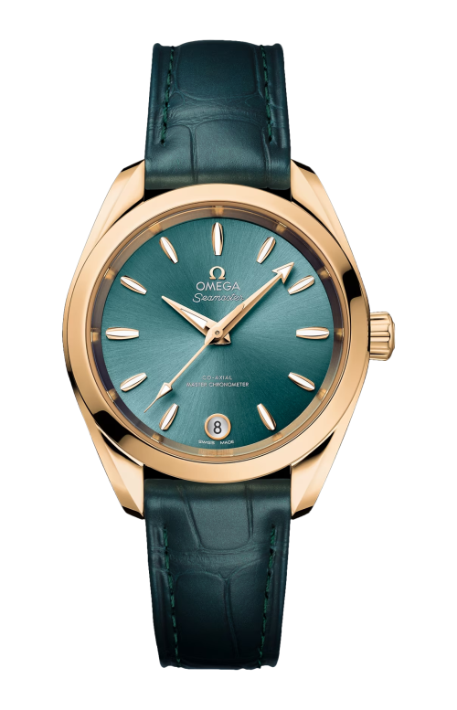 Accedi alla scheda di Omega SEAMASTER AQUA TERRA SHADES 34 MM, ORO MOONSHINE&trade; SU PELLE - 220.53.34.20.10.001