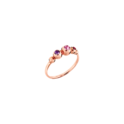 Accedi alla scheda di Dodo DODO BOLLICINE - ANELLO BOLLICINE IN ORO ROSA CON ZAFFIRI ROSA, RUBINI, AMETISTA - DAC3006BOLLIZRI9R - DAC3006BOLLIZRI9R