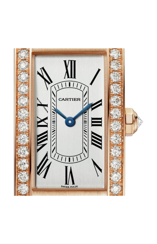 Accedi alla scheda di Cartier TANK AM&Eacute;RICAINE, MODELLO PICCOLO, ORO ROSA, DIAMANTI, QUARZO - WJTA0056