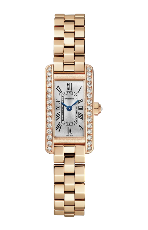 Accedi alla scheda di Cartier TANK AM&Eacute;RICAINE, MODELLO MINI, ORO ROSA, DIAMANTI, QUARZO - WJTA0057