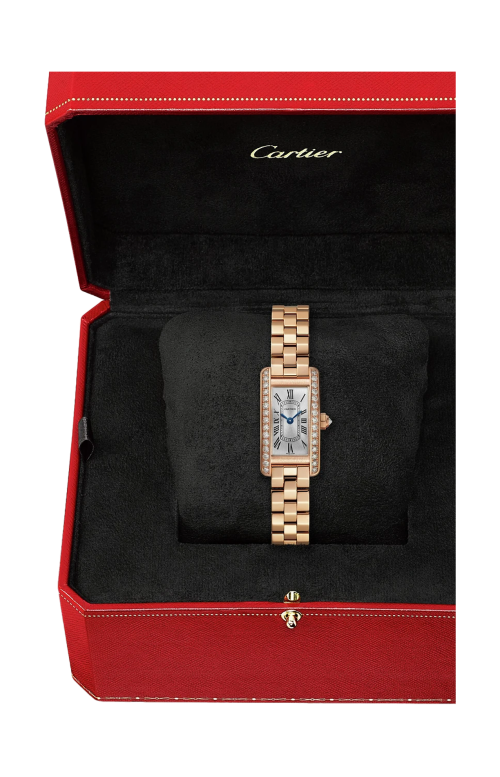 Accedi alla scheda di Cartier TANK AM&Eacute;RICAINE, MODELLO MINI, ORO ROSA, DIAMANTI, QUARZO - WJTA0057