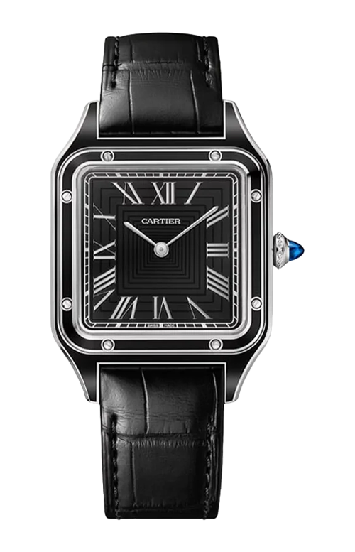 Accedi alla scheda di Cartier SANTOS-DUMONT, MODELLO GRANDE, ACCIAIO, MANUALE - WSSA0046