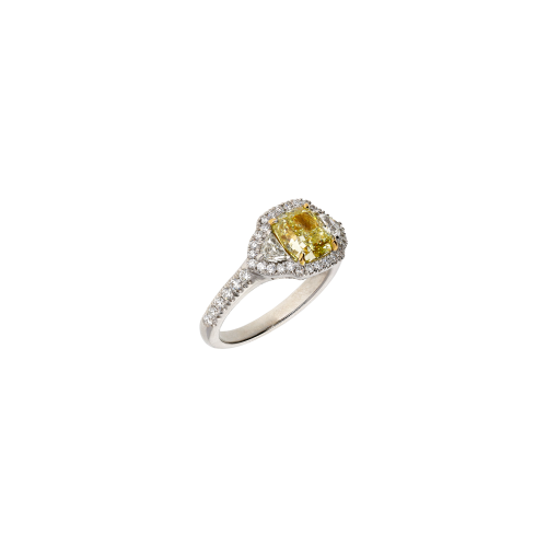 Accedi alla scheda di Bartorelli Italian Jewels ANELLO SOLITARIO IN ORO BIANCO CON DIAMANTE FANCY YELLOW - 000-3915NS