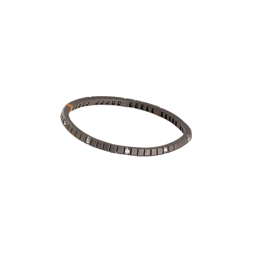 Accedi al prodotto correlato Mano | J . BRACCIALE TENNIS LINEA ELASTICA IN TITANIO, ORO ROSSO 18 KT E 10 DIAMANTI WHITE DA 5 PUNTI - TENBRT11WRGBR5PT