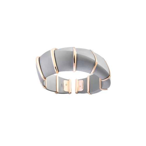 Accedi al prodotto correlato Vhernier BRACCIALE  ARDIS IN ALLUMINIO E ORO ROSA - 001802BR100