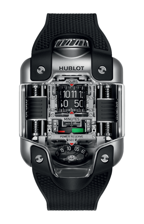 Accedi alla scheda di Hublot EXCEPTIONAL TIMEPIECES MP-10 TORUBILLON WEIGHT ENERGY SYSTEM TITANIUM 54.1 X 41.5 - LIMITED EDITION - 910.NX.0001.RX