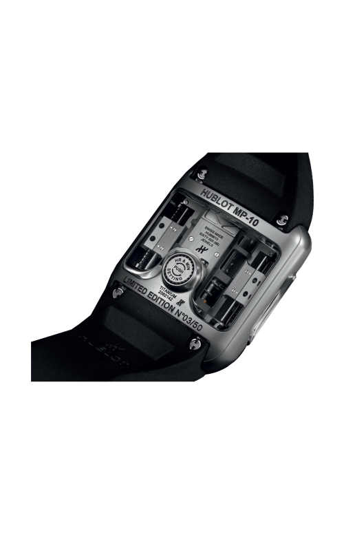 Accedi alla scheda di Hublot EXCEPTIONAL TIMEPIECES MP-10 TORUBILLON WEIGHT ENERGY SYSTEM TITANIUM 54.1 X 41.5 - LIMITED EDITION - 910.NX.0001.RX